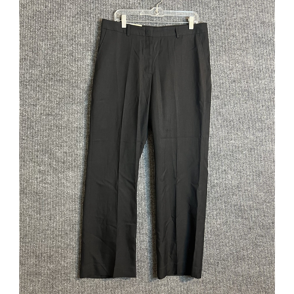 Doc & Amelia Womens Dress Pants Size 14 Black Pleated High Rise Office Career